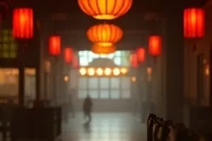 《楼下的旧钢琴》楼梯口蒙着薄尘的立式钢琴
