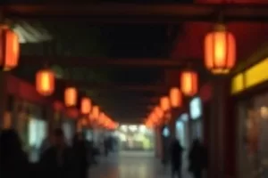 《夜航书店》深夜柜台上一盏绿罩台灯与摊开的书